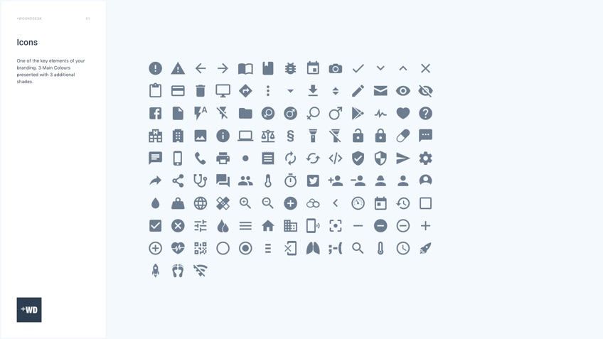 +WoundDesk Design System Icons